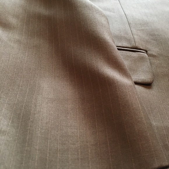 NEW MEN’S 2-PC. 100% WOOL SUIT LOVELY SAGE GREEN - Picture 8 of 8